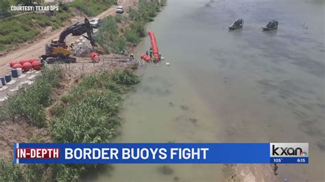 Gov. Abbott's border buoys on Rio Grande face pushback